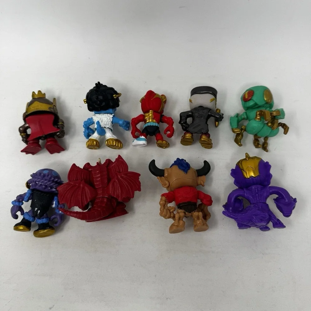 Bundle Lot of 9 Treasure X Figures Dragons Moose Toys Gold Play‎